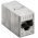 Goobay RJ45 CAT6 f�m h�zas modul�ris csatlakoz� 2x RJ45 aljzat