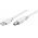 Goobay USB-A USB-B k�bel 1m USB 2.0 480 Mbit/s feh�r