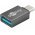 Goobay USB-C USB-A adapter OTG 15W 3A 5Gbit USB 3.0 sz�rke