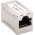 Goobay RJ45 CAT 6 f�mh�z csatlakoz� 2x RJ45 aljzat