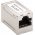 Goobay RJ45 CAT 6A f�m h�zas modul�ris csatlakoz� 2x RJ45 aljzat