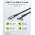 Goobay USB-C k�bel f�m csatlakoz�kkal 0,5m 60W 3A spacegrau ez�st