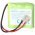 Helyettes�t� Akkumul�tor mobiltelefon, vezet�k n�lk�li telefon AUDIOL Sagem 3,6V 300mAh NiMH