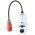 Absina Wallbox Mode3 Typ2 11kW 8-16A CEE bemenet 0,6m App vez�rl�s RFID IP65