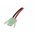 Helyettes�t� Akkumul�tor v�szvil�g�t�s D (g�li�t) 4,8V 4500mAh 1db/csomag 300mm k�bellel NiCd