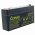 Kung Long WP1.2-6 6V 1,2Ah Faston 4,8mm AGM Akkumul�tor �lom-zsel�s