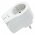 Eurocsatlakoz� aljzat 2 db USB kimenettel, max. 2100 mA USB t�lt�si �rammal, feh�r