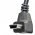 Aut�s Mini-USB t�lt�k�bel 5V 1000mA 1m der�ksz�g� csatlakoz� fekete