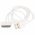 Feh�r USB adat- �s t�lt�k�bel Apple iPhone 3G/3GS/4/4S, iPod, iPad 1/2/3