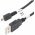 USB 2.0 Hi-Speed k�bel A csatlakoz� Mini 8 t�s 1,8m fekete tablet