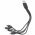 Keeppower USB Type-A eloszt� 4x Micro-USB 0,2m 2,1A