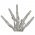 Konstsmide Micro LED f�nyf�z�r 24V 200LED melegfeh�r �tl�tsz� k�bel 13,93m 6355-123