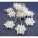 EGB LED h�pehely dekor�ci�s f�nyf�z�r 10LED melegfeh�r id�z�t� 1,4m elemek n�lk�l