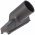 Padl�d�za 14cm kerek csatlakoz� 35mm s�rt�kkel fekete