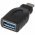 USB Type C (USB-C) dug� - USB-A 3.0 aljzat adapter OTG t�mogat�s