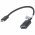 USB-C dug� USB-A 3.0 aljzat adapter k�bellel OTG 21cm