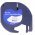 Feliratszalag kazetta Dymo LetraTag 12mm fekete feh�r 4m m�anyag S0721610 91201 S0721700