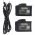 Helyettes�t� Akkumul�tor powerbank 7,4V 2200mAh 2db/csomag USB-C t�lt�k�bel f�thet� keszty�kh�z Li-Polymer