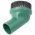 Ut�ngy�rtott kefefej Vorwerk Tiger Kobold r�gi kerek csatlakoz� z�ld fekete 1db/csomag