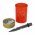Star Trading Hearty napelemes LED s�rjelz� piros Akkumul�tor melegfeh�r l�nghat�s f�ldt�ske