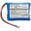 Helyettes�t� kutyanyak�rv Akkumul�tor Educator ET-300TS Transmitter PL-762229 400mAh 1,48Wh 3.7V