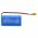Helyettes�t� ipari Akkumul�tor 18650 2600mAh 19.24Wh 2db/csomag Akkumul�torpakk Li-ion