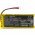Helyettes�t� m�dialej�tsz� Akkumul�tor XDUOO X3 Mark II YT653071 1750mAh 6.48Wh 3.7V