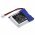 Helyettes�t� vezet�k n�lk�li f�lhallgat� Akkumul�tor GEB852528P 3.7V 400mAh 1.48Wh Li-ion