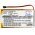Helyettes�t� vezet�k n�lk�li f�lhallgat� Akkumul�tor HTC Mini BL R120 BN02100 300mAh 1.11Wh