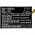 Helyettes�t� telefon Akkumul�tor Hisense D2-M LP38230 2300mAh 8.74Wh 3.8V