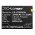 Helyettes�t� telefon Akkumul�tor HTC Desire 650 4G B2PZ4100 2940mAh 11.32Wh 3.85V