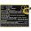 Helyettes�t� telefon Akkumul�tor Philips Xenium X596 AB4000DWMT 3900mAh 15.02Wh Li-Ion 3.85V