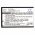 Helyettes�t� pda pocket pc Akkumul�tor Arcor Pirelli Twintel DP-L10 3.7V 1000mAh 3.7Wh