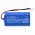 Helyettes�t� hordozhat� led asztali l�mpa Akkumul�tor Zafferano Poldina BAT0470370670190 5200mAh 19.24Wh