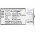 Helyettes�t� t�vir�ny�t� Akkumul�tor URC MX-5000 BT-NLP2400 4200mAh 15.96Wh 3.8V