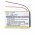 Helyettes�t� m�dialej�tsz� Akkumul�tor GoGear SA6015 800mAh 2,96Wh 3.7V