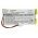 Helyettes�t� m�dialej�tsz� Akkumul�tor GoGear HDD082/17 742345 550mAh 2.04Wh 3.7V