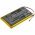 Helyettes�t� m�dialej�tsz� Akkumul�tor AK300 / CP-AK380 3300mAh 12.54Wh 3.8V