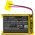 Helyettes�t� gps Akkumul�tor navig�tor Swami 6000 HT545256 1300mAh 4.81Wh 3.7V