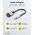 Goobay AUX adapter 1-b�l 2-be sztere� 3,5mm 0,18m