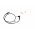Helyettes�t� GES-13 ultrak�nny� diszkr�t f�lhallgat� 60cm textilk�bellel 3,5mm ferde csatlakoz�