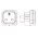 Goobay UK (Typ G) EU (Typ E/F) utaz� adapter fekete