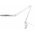 Goobay LED klemml�mpa nagy�t�val 8W 650lm 127mm �veglencse 1,75x 3 dioptria feh�r