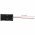 2 db CR18650 Akkumul�torfoglalat 71x21x21mm fekete m�anyag k�belekkel �s csavarfuratokkal - Ki�rus�t�s