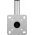 Goobay alum�nium m�holdantennatart� falikonzol 450mm fal t�vols�g 50mm cs� rozsdamentes id�j�r�s�ll�