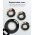 Goobay LED csipeszes nagy�t�l�mpa 9W 80-730lm dimmelhet� 127mm krist�ly�veg 1,75x 3 dioptria fekete