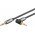Goobay Plus Series AUX 3,5mm 3-t�s sztere� 90� jack-jack k�bel 1m