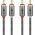 Goobay Plus Series sztere� RCA (cinch) k�bel 3m 2xRCA (cinch) dug� - 2xRCA (cinch) dug�