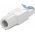 Goobay CAT6A RJ45 UTP csatlakoz� 5,0-8,5mm csavaros takar� szersz�mmentes LSA-mont�zs
