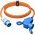 Goobay CEE adapterk�bel 1,5m CEE dug� 90� CEE csatlakoz� �s Schuko aljzat 16A 230V IP44
